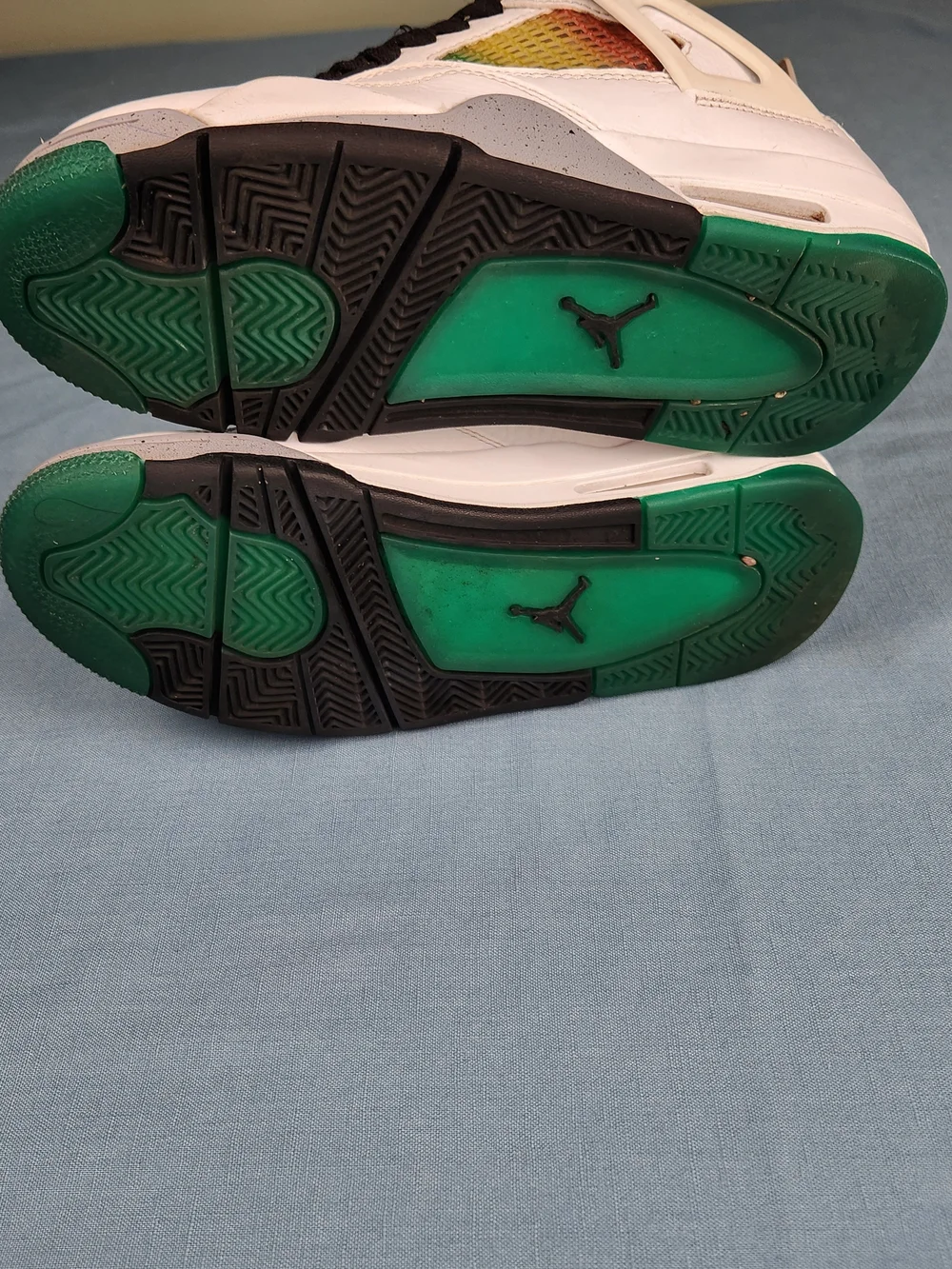 Nike Air Jordan 4 Retro Lucid Green Rasta - Size 8W / 6.5M